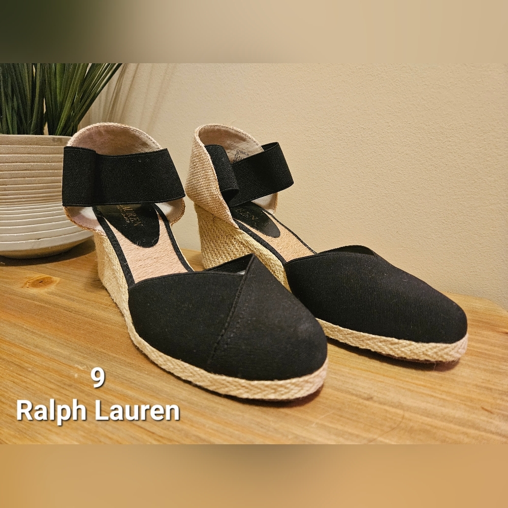 Ralph Lauren Size 9 Wedges